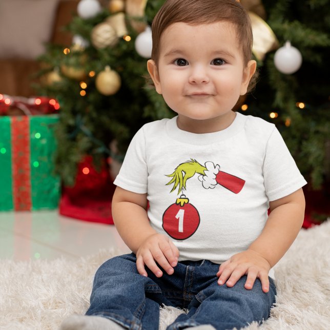 Grinch | First Birthday Baby T-Shirt (Creator Uploaded)