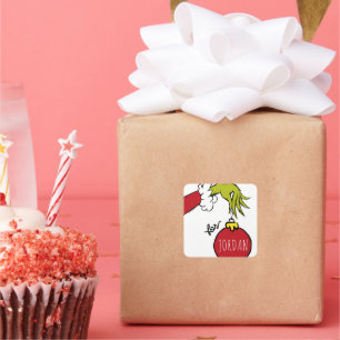 Grinch For Birthday Christmas Gift Tag