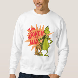 Grinch   Grinch & Max Starburst Sweatshirt