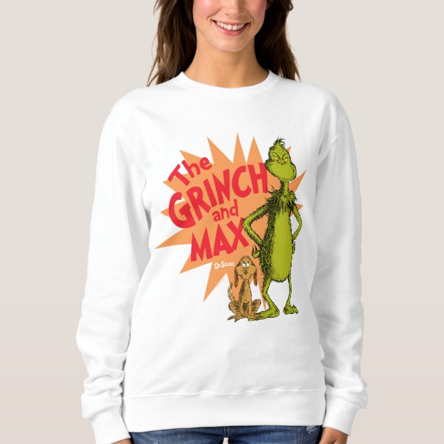 Grinch | Grinch & Max Starburst Sweatshirt (Front)