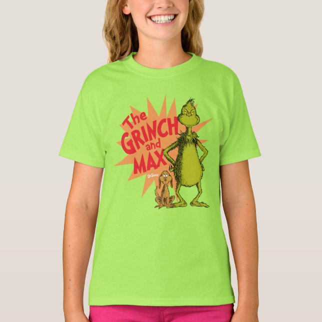 Grinch | Grinch & Max Starburst T-Shirt (Front)