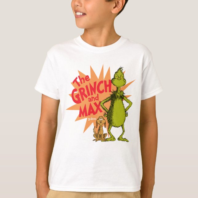 Grinch | Grinch & Max Starburst T-Shirt (Front)
