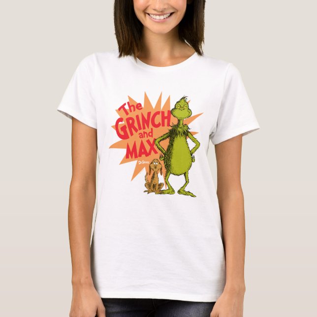 Grinch | Grinch & Max Starburst T-Shirt (Front)