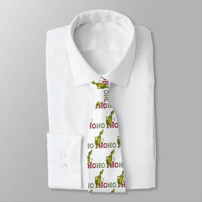 Grinch | Ho Ho Ho Tie (Tied)