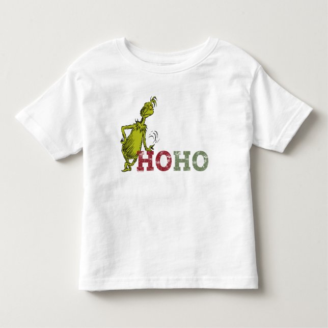 Grinch | Ho Ho Ho Toddler T-Shirt (Front)