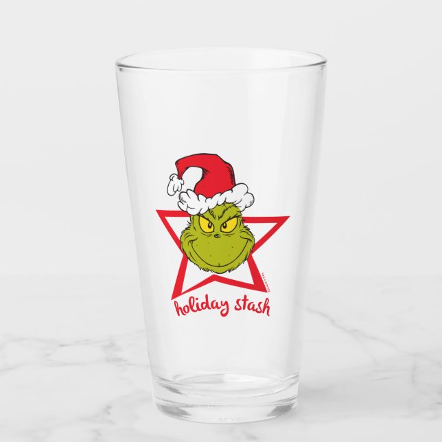 Grinch | Holiday Stash Glass (Front)