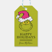 Grinch in Pink Santa Hat