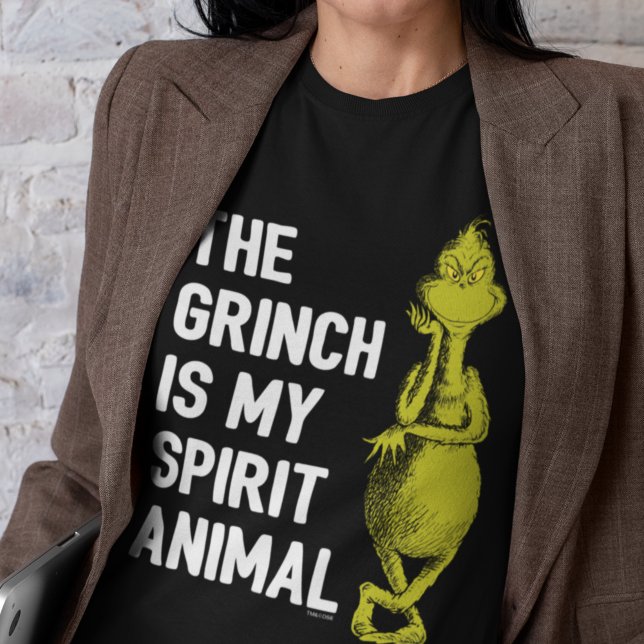 Grinch is my Spirit Animal T-Shirt Quote (Creator Uploaded)