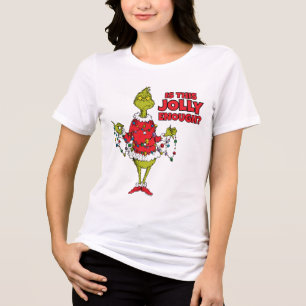 Grinch   "Is This Jolly Enough?" Tri-Blend Shirt