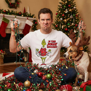 Grinch   "Is This Jolly Enough?" Tri-Blend Shirt