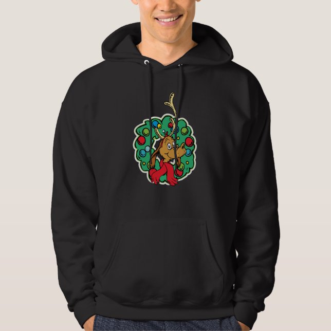 Grinch | Max Christmas Wreath Hoodie (Front)