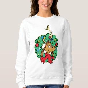 Grinch Max Christmas Wreath Sweatshirt