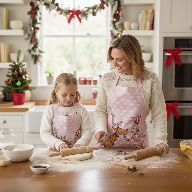 Grinch | Max & Cindy Lou Who Apron (Creator Uploaded)
