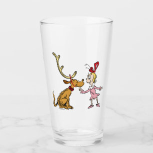 Grinch Max & Cindy Lou Who Glass