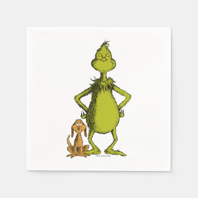 Grinch | Max & Grinch Stance Napkin (Front)