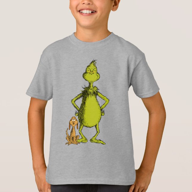 Grinch | Max & Grinch Stance T-Shirt (Front)