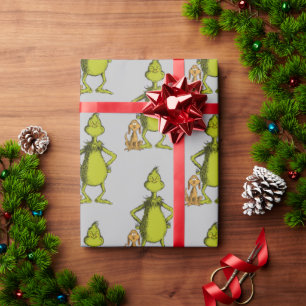 Grinch   Max & Grinch Stance Wrapping Paper