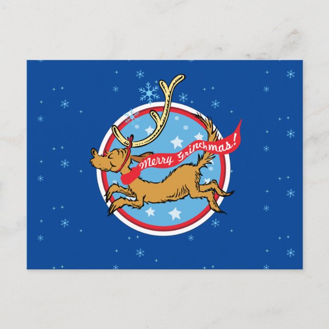 Grinch | Max Merry Grinchmas! Postcard (Front)