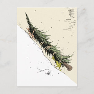 Grinch & Max Return the Christmas Tree Postcard