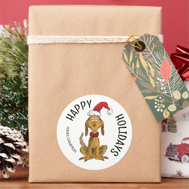Grinch | Max Santa | Christmas Gift Tag (Holiday)