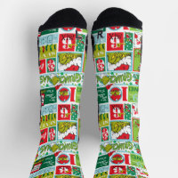 Grinch Merry Grinchmas Pattern