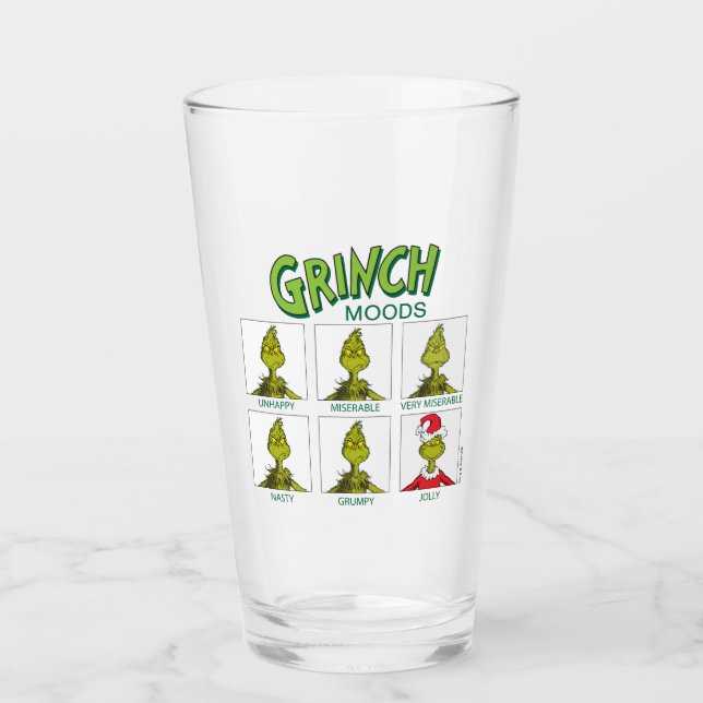 Grinch | Moods Chart Christmas Edition Glass (Front)