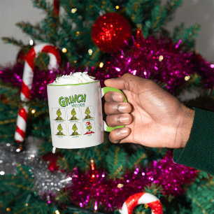 Grinch   Moods Chart Christmas Edition Mug