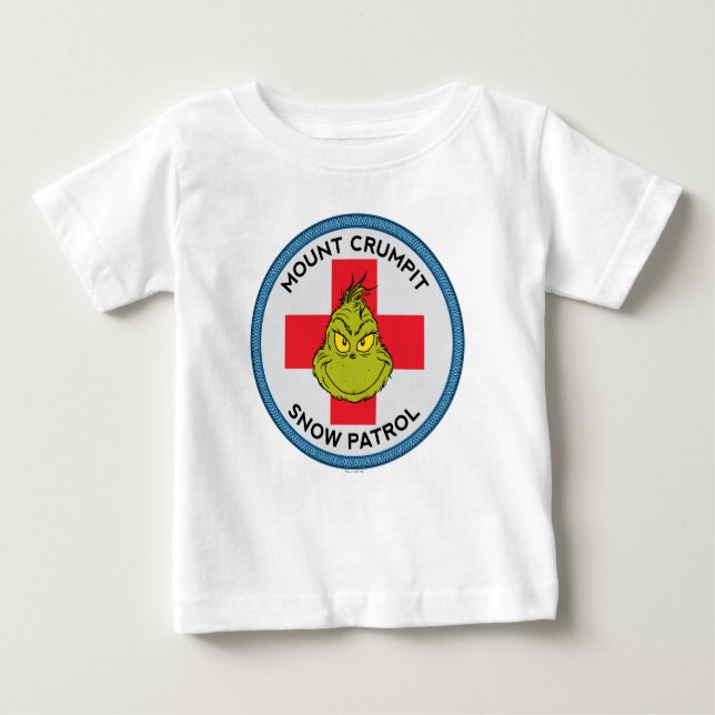 Grinch | Mt. Crumpit Snow Patrol Baby T-Shirt (Front)
