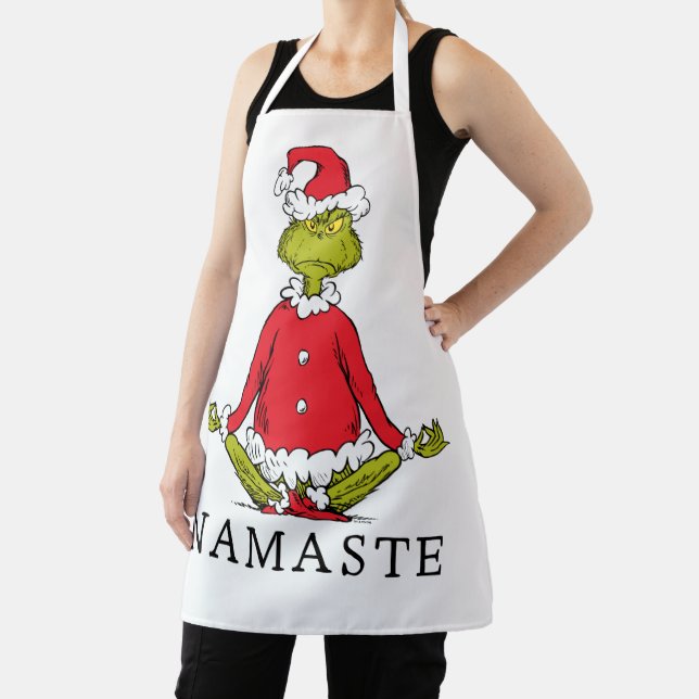 Grinch | Namaste Santa Claus Apron (Insitu)