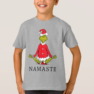 Grinch Namaste Santa Claus T-Shirt