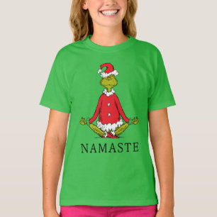 Grinch Namaste Santa Claus T-Shirt