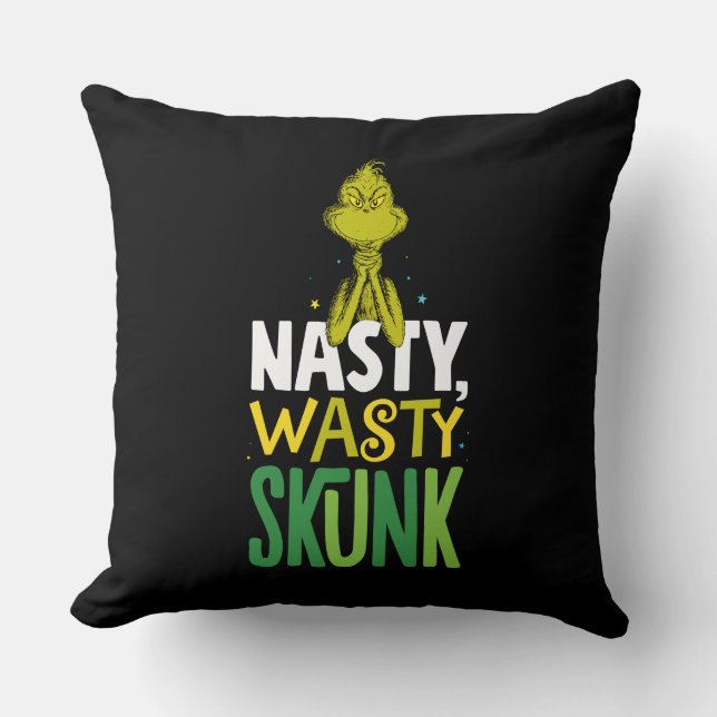 Grinch | Nasty Wasty Skunk Cushion (Front)