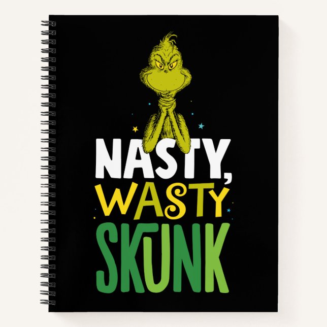 Grinch | Nasty Wasty Skunk Notebook (Front)