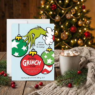 Grinch Ornament Christmas Party Holiday Card