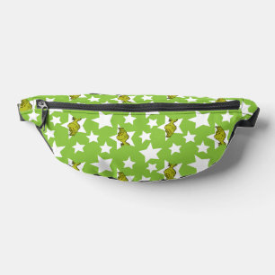 Grinch Peeking Star Pattern Bum Bags