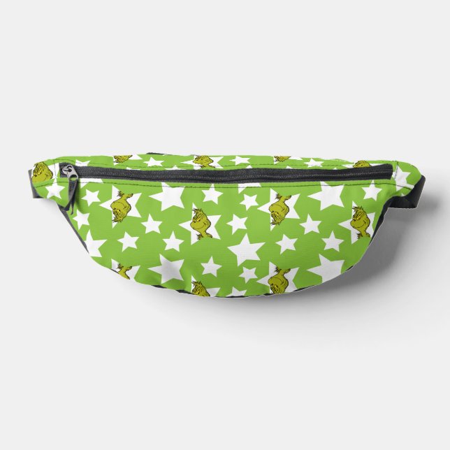 Grinch Peeking Star Pattern Bum Bags (Lay Down)