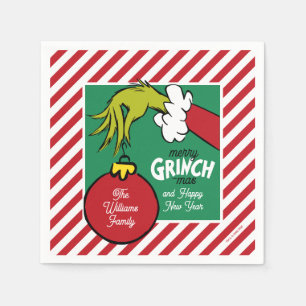 Grinch Personalised Ornament Napkin