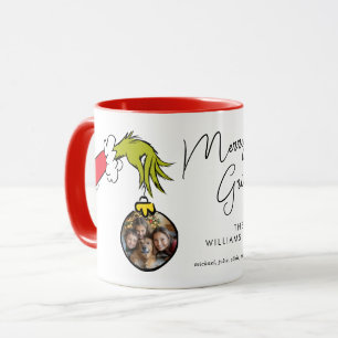 Grinch Personalized Ornament Mug