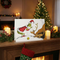 Grinch Prepares Max the Reindeer