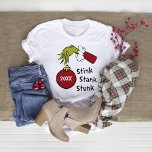 Grinch | Stink Stank Stunk Tri-Blend Shirt<br><div class="desc">Show off your Grinchy spirit with this "Stink, Stank, Stunk" t-shirt, featuring the mischievous Grinch from How the Grinch Stole Christmas. This fun and festive design showcases one of the Grinch's most iconic phrases, making it perfect for fans of the beloved Dr. Seuss story. Ideal for holiday gatherings, casual events,...</div>