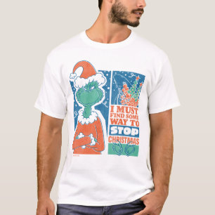 Grinch Stop Christmas Vintage Graphic T-Shirt