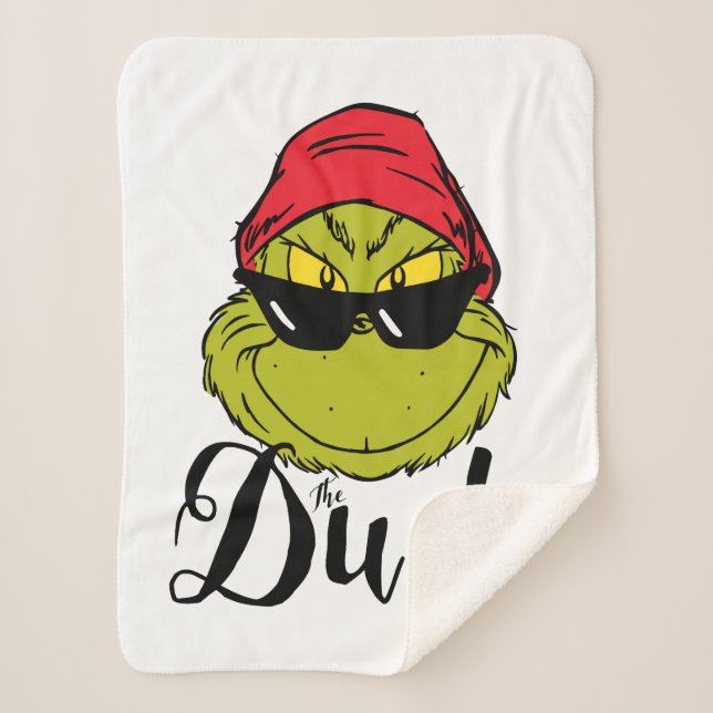 Grinch | The Dude Sherpa Blanket (Front)