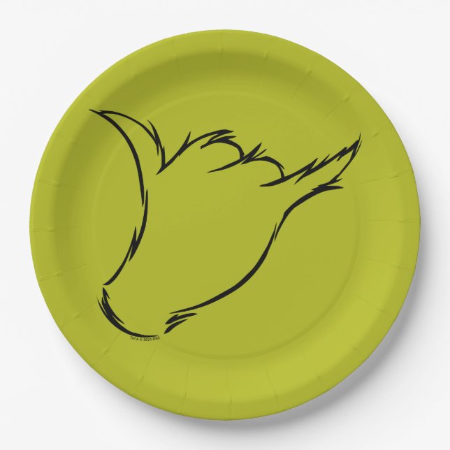 Grinch | The Mean Machine T-Shirt Paper Plate (Front)