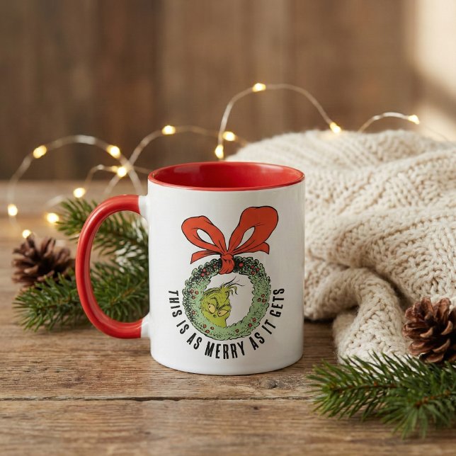 Grinch | This Is As Merry As It Gets Mug (Creator Uploaded)