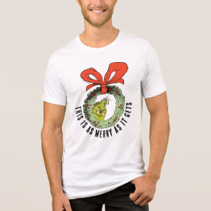 Grinch This Is As Merry As It Gets Tri-Blend Shirt