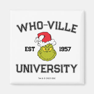 Grinch   Who-ville University Est 1957 Magnet
