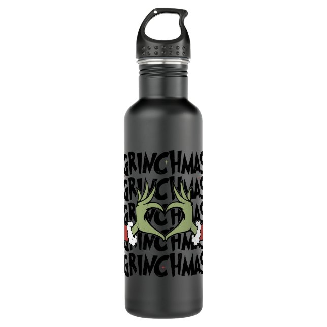 grinchmas 710 ml water bottle (Front)