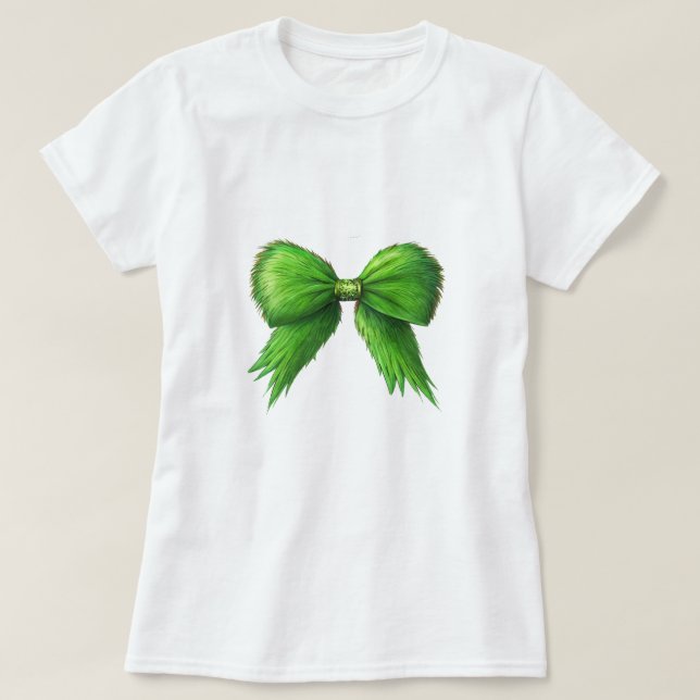 Grinchmas Coquette Bow T-Shirt (Design Front)