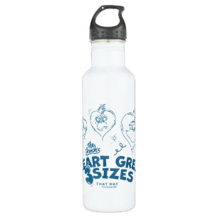 Grinch's Heart Grew 3 Sizes 710 Ml Water Bottle