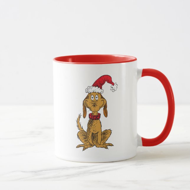 Grinch's Max | Santa Claus Hat Mug (Right)
